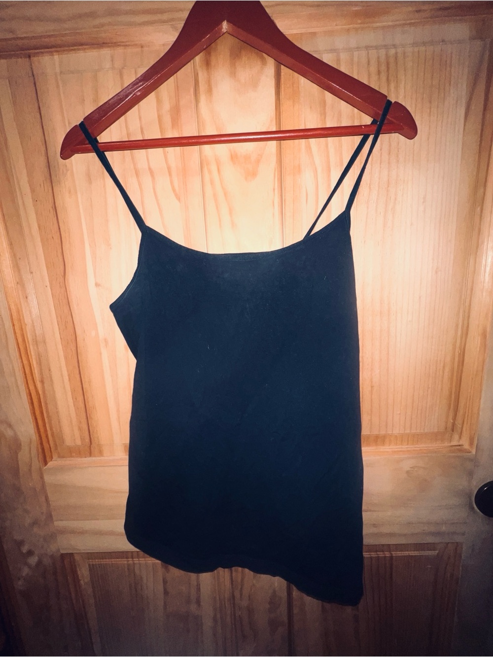 Faded Glory Black Spaghetti Strap Cami